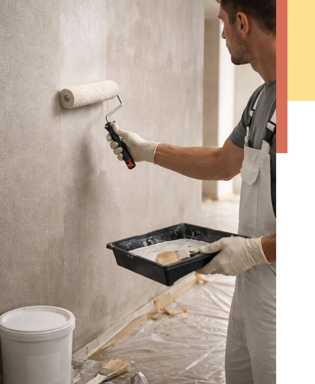 Грунтовка стен в Дальнегорске от 2267 руб. м2 — быстро, недорого, с материалом | ОТДЕЛОЧНИК-Дль