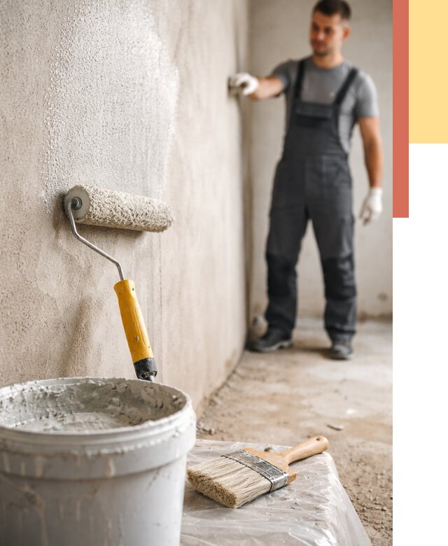 Нанесение бетоноконтакта на стены в Дальнегорске от 4328 руб. быстро и недорого | ОТДЕЛОЧНИК-Дль