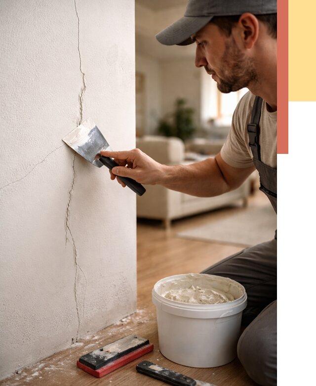 Заделка трещин и сколов в Дальнегорске от 2524 руб. — быстро и недорого | ОТДЕЛОЧНИК-Дль