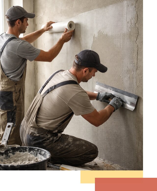 Армирование стен стеклосеткой в Дальнегорске для прочной отделки