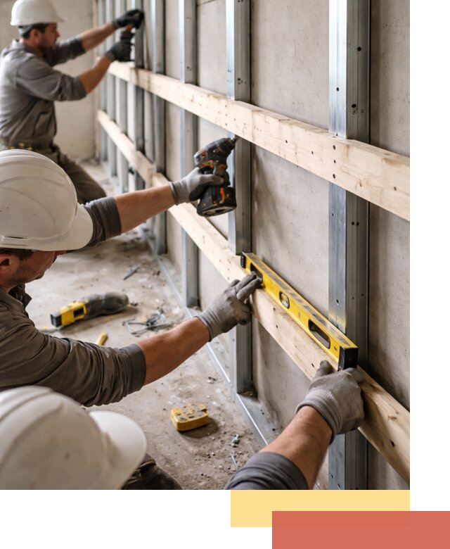 Устройство обрешетки под панели в Дальнегорске