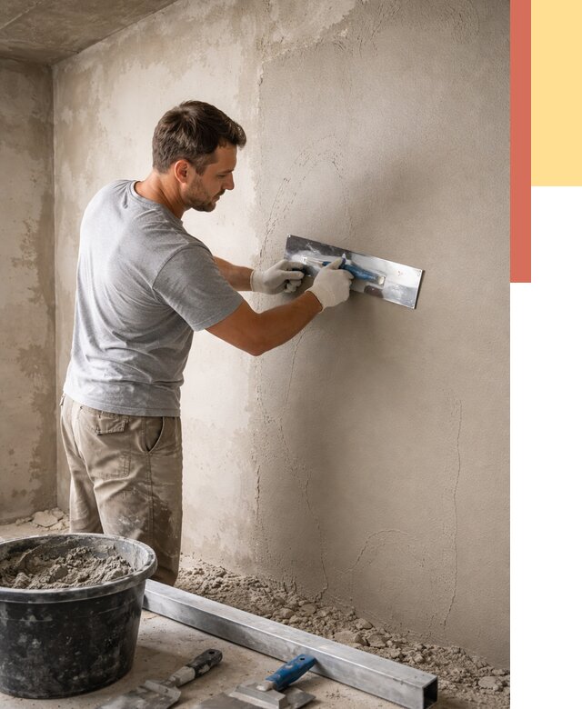 Штукатурка стен без маяков в Дальнегорске от 7419 руб/м2 — услуги и цена | ОТДЕЛОЧНИК-Дль