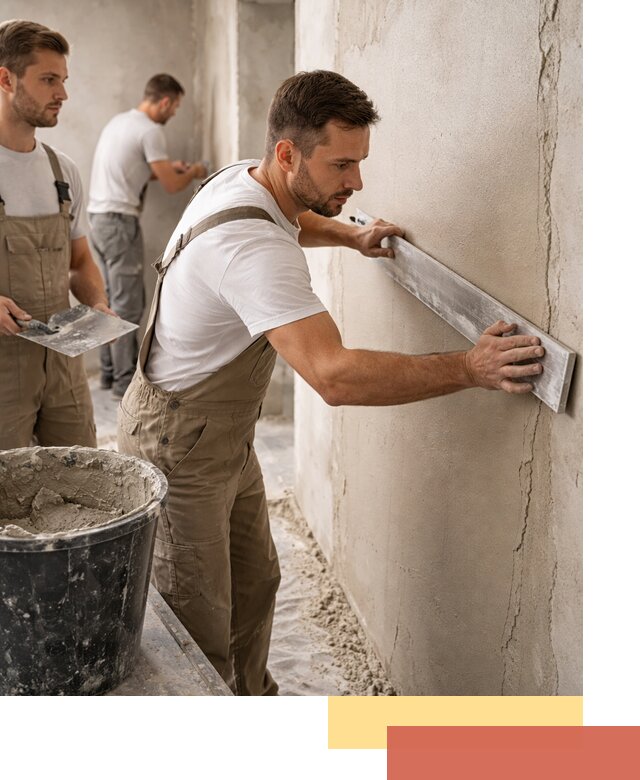 Штукатурка стен без маяков в Дальнегорске быстро и качественно