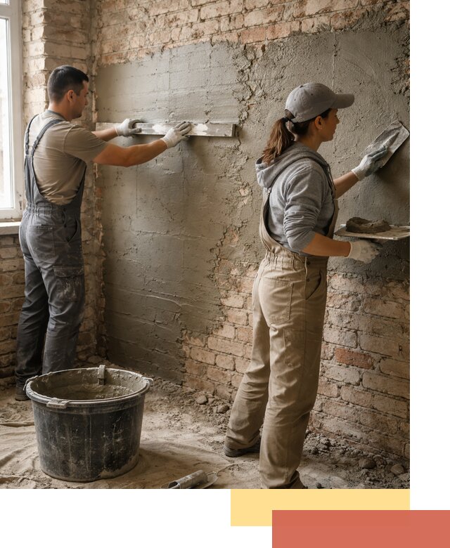 Штукатурка кирпичных стен в Дальнегорске — качественно и надежно