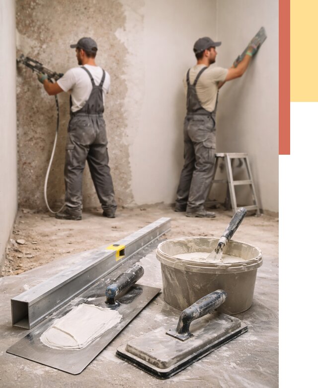 Штукатурка стен под обои в Дальнегорске от 4637 руб./м2 — выравнивание под обои | ОТДЕЛОЧНИК-Дль