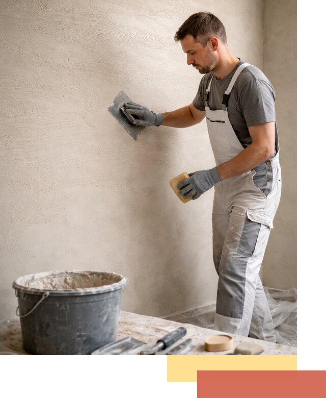 Декоративная штукатурка травертин в Дальнегорске для стен и потолков