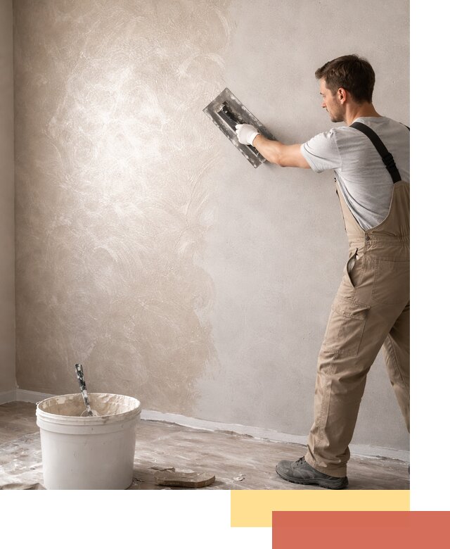 Декоративная штукатурка «Мокрый шелк» под ключ в Дальнегорске