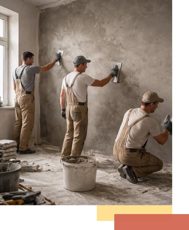 Декоративная штукатурка под бетон в Дальнегорске для стен и потолков