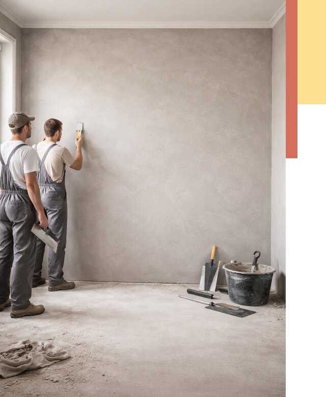 Микробетон на стены в Дальнегорске от 1288 руб. — нанесение и отделка | ОТДЕЛОЧНИК-Дль