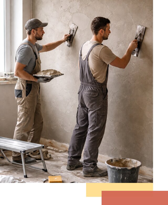 Ремонт декоративной штукатурки и восстановление фактуры в Дальнегорске