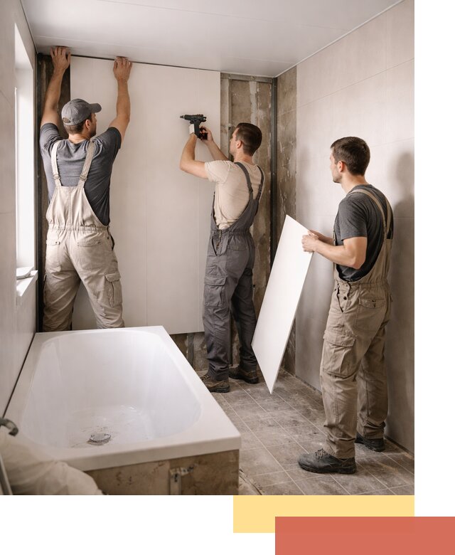 Отделка ванной панели ПВХ профессионально в Дальнегорске