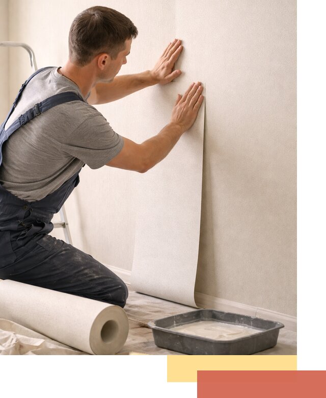 Поклейка флизелиновых обоев в Дальнегорске качественно и быстро