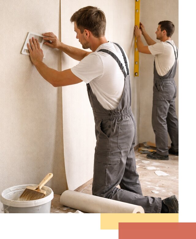 Поклейка бумажных обоев в Дальнегорске качественно и недорого