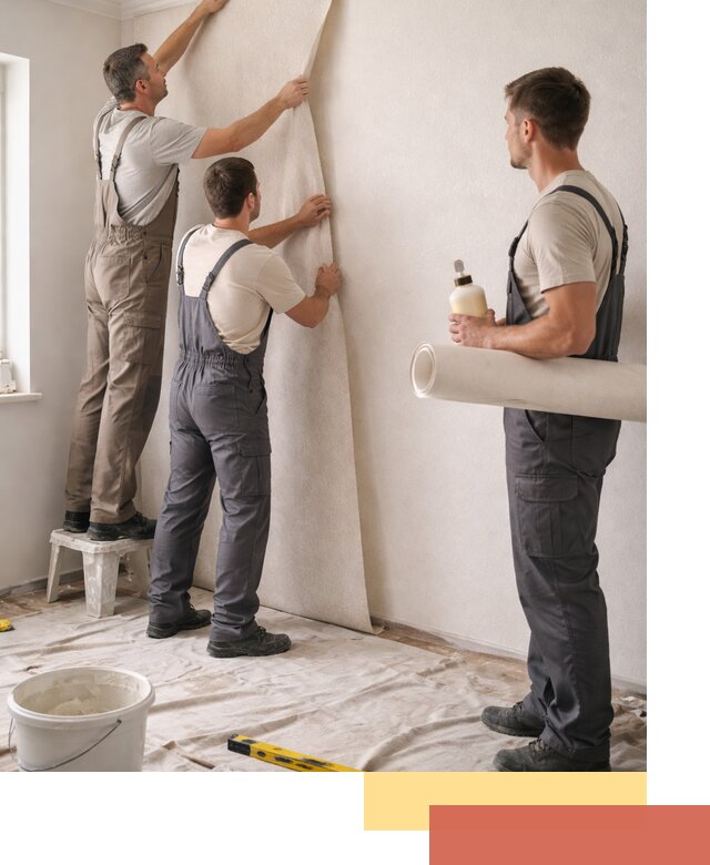 Оклейка стен обоями в Дальнегорске — качественно и профессионально