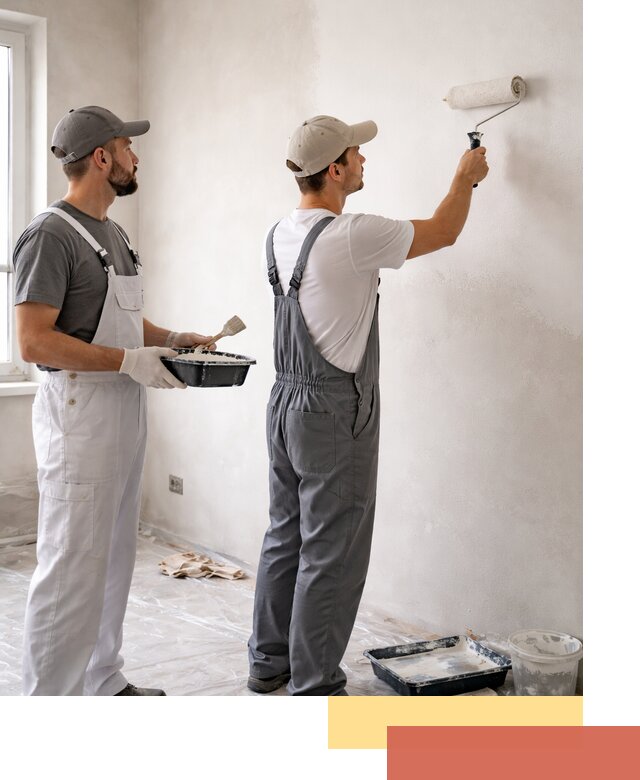 Покраска стен водоэмульсионной краской в Дальнегорске