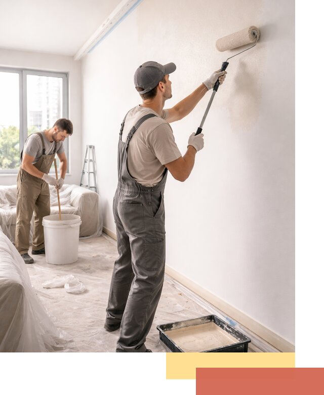 Покраска стен в офисе в Дальнегорске — быстрый и качественный ремонт