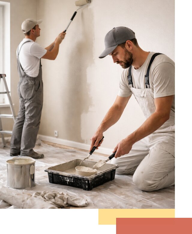 Покраска стен в квартире в Дальнегорске — профессионально и аккуратно