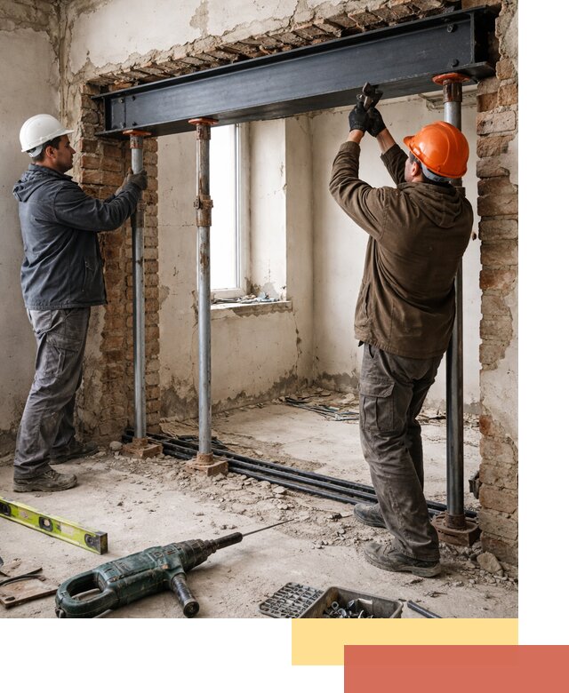 Усиление проема в стене в Дальнегорске для расширения и безопасности