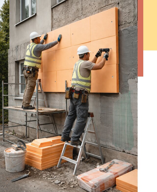 Утепление стен пеноплексом в Дальнегорске от 1906 руб./м2 — быстро и недорого | ОТДЕЛОЧНИК-Дль