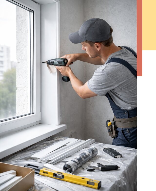 Установка пластиковых откосов в Дальнегорске от 2318 руб. | ОТДЕЛОЧНИК-Дль монтаж, быстро и недорого