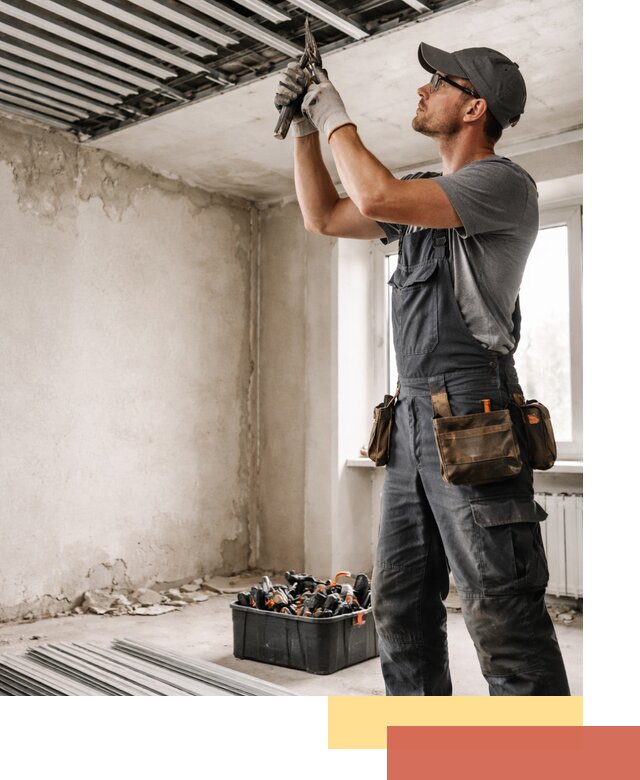 Демонтаж реечного потолка в Дальнегорске быстро и аккуратно