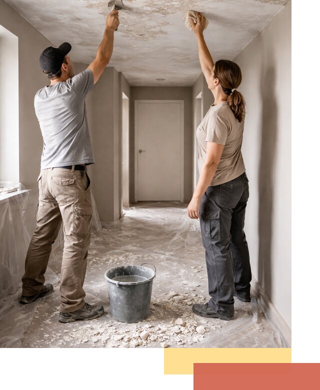 Удаление побелки с потолка в Дальнегорске — быстро и аккуратно