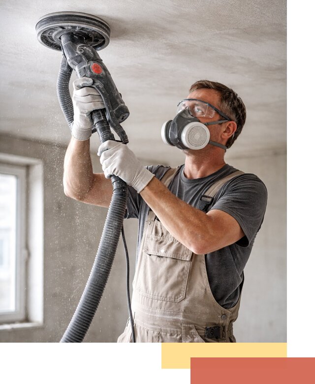 Шлифовка потолка в Дальнегорске — качественная подготовка под отделку