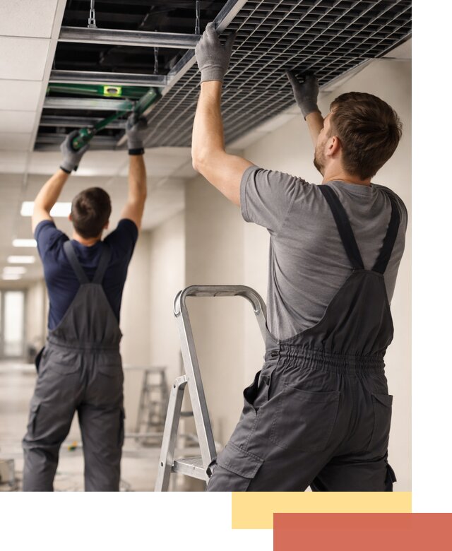 Монтаж потолка Грильято в Дальнегорске: установка под ключ качественно