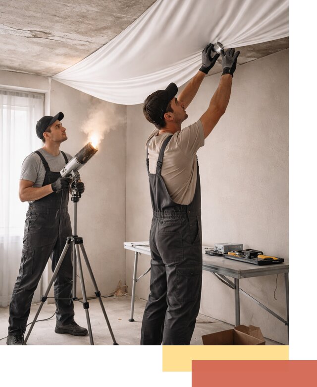 Установка натяжного потолка под ключ в Дальнегорске