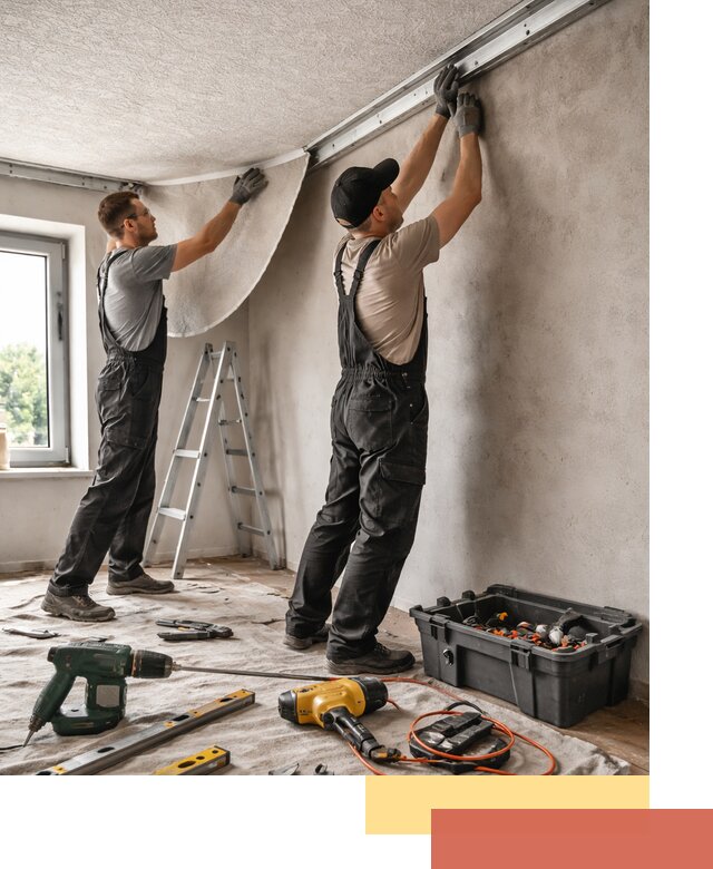 Монтаж фактурного натяжного потолка в Дальнегорске качественно и быстро