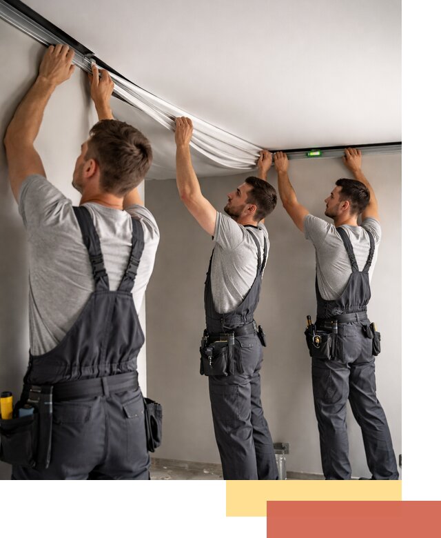 Теневые натяжные потолки в Дальнегорске: монтаж и отделка быстро и качественно