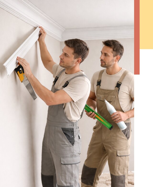 Монтаж потолочного плинтуса в Дальнегорске от 2370 руб. — быстро и недорого | ОТДЕЛОЧНИК-Дль
