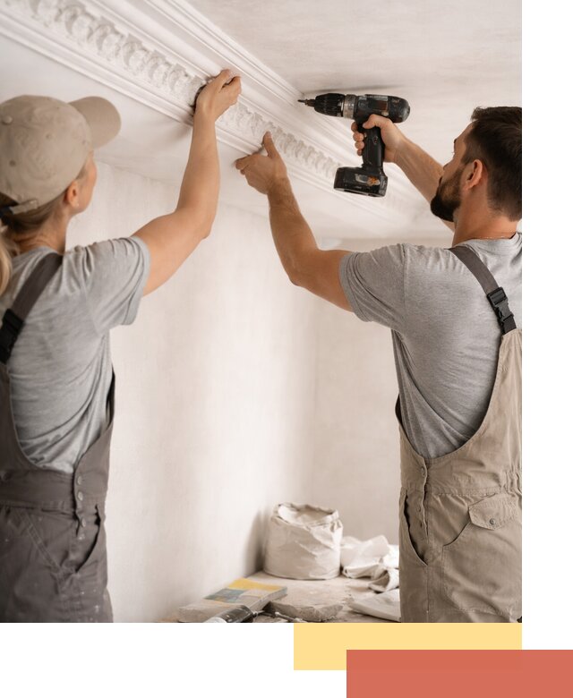 Профессиональный монтаж лепнины на потолок в Дальнегорске