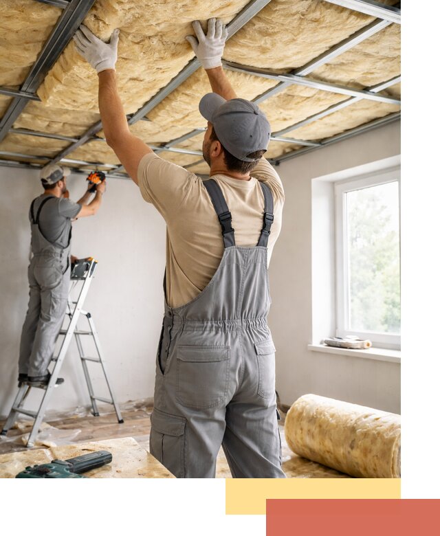 Утепление потолка под ключ в Дальнегорске качественно и быстро