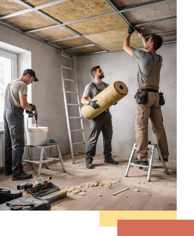 Шумоизоляция потолка в Дальнегорске: профессиональный монтаж и отделка