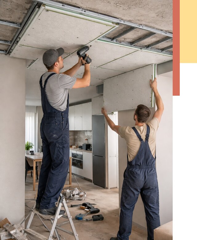 Шумоизоляция потолка панелями зипс в Дальнегорске от 1906 руб. под ключ | ОТДЕЛОЧНИК-Дль